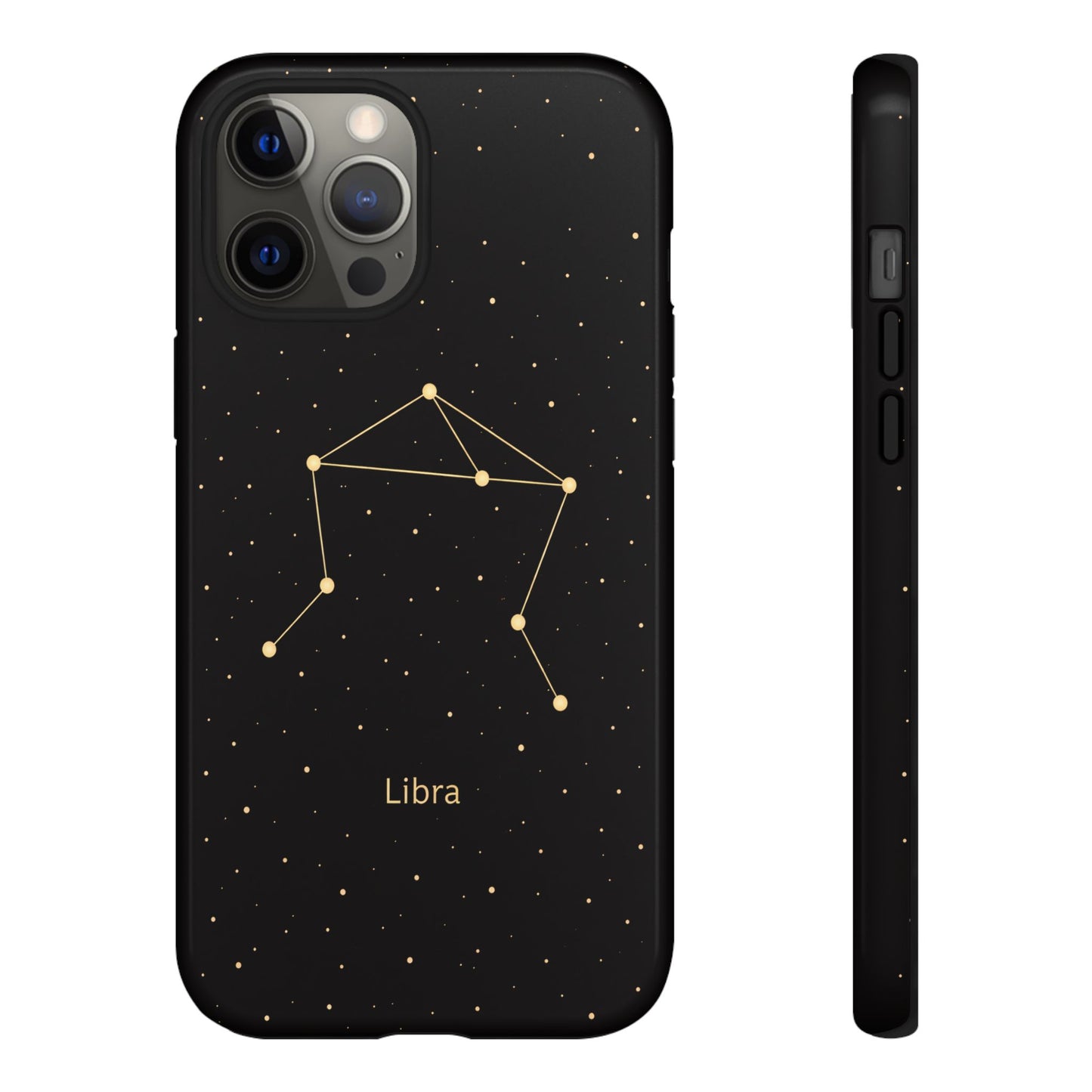 Libra Zodiac Constellation Phone Case – Luxe Gold Celestial Cover