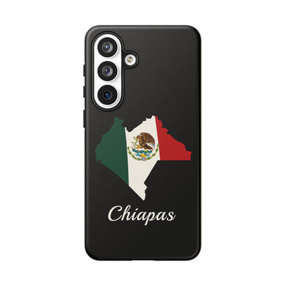 Chiapas Mexico Flag Map Phone Case | Mexican American Pride Tough Case for iPhone & Samsung