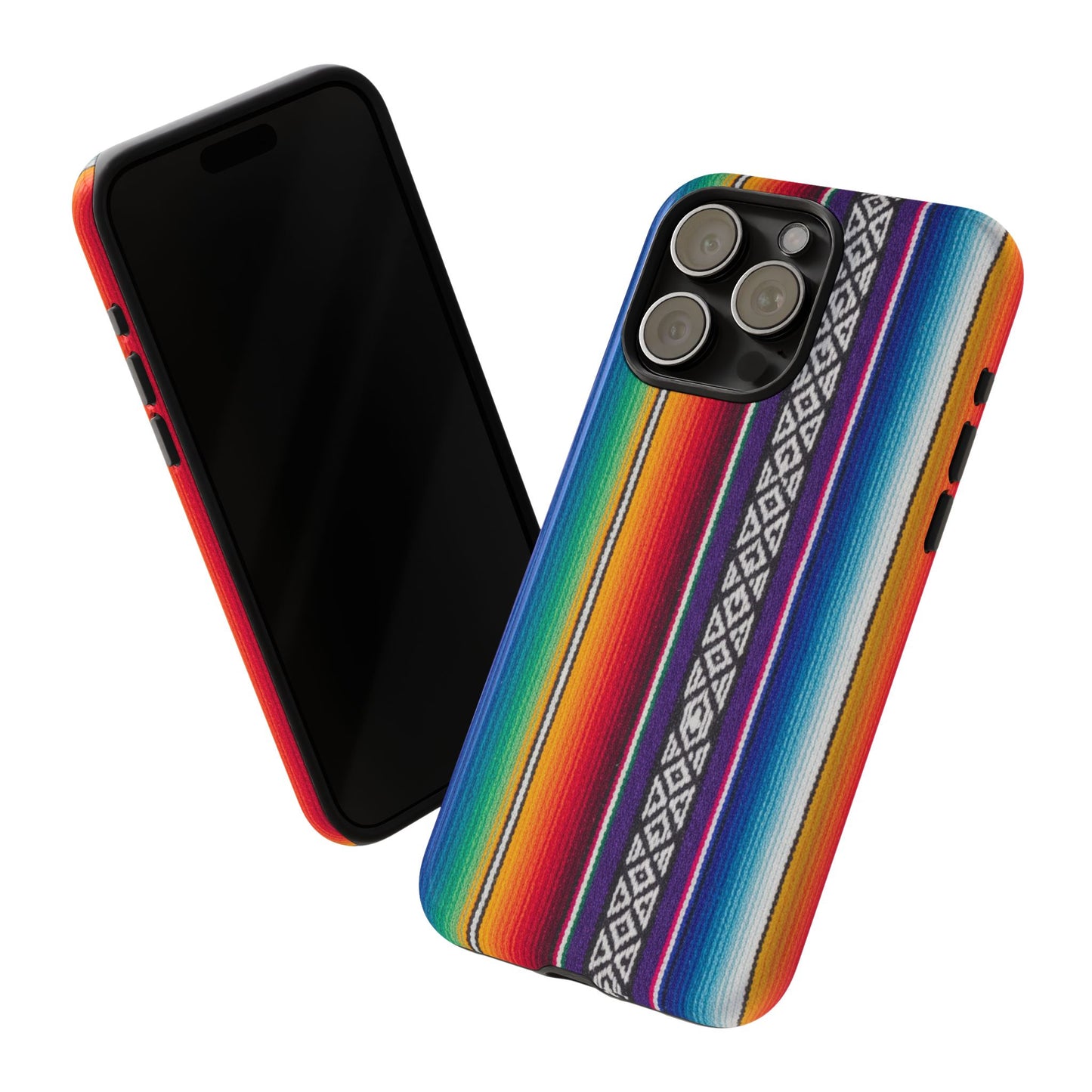 Serape Stripe Phone Case – Colorful Mexican Blanket Pattern Tough Case