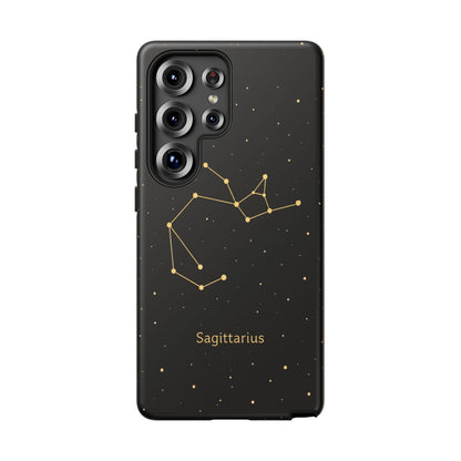 Sagittarius Zodiac Constellation Phone Case – Luxe Gold Celestial Cover