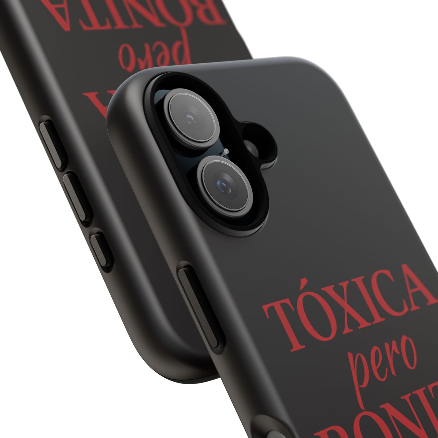 Toxica Pero Bonita Phone Case, Latina Quote Case, Red Lips Aesthetic, Spanish Saying Case, Trendy Tough Cover