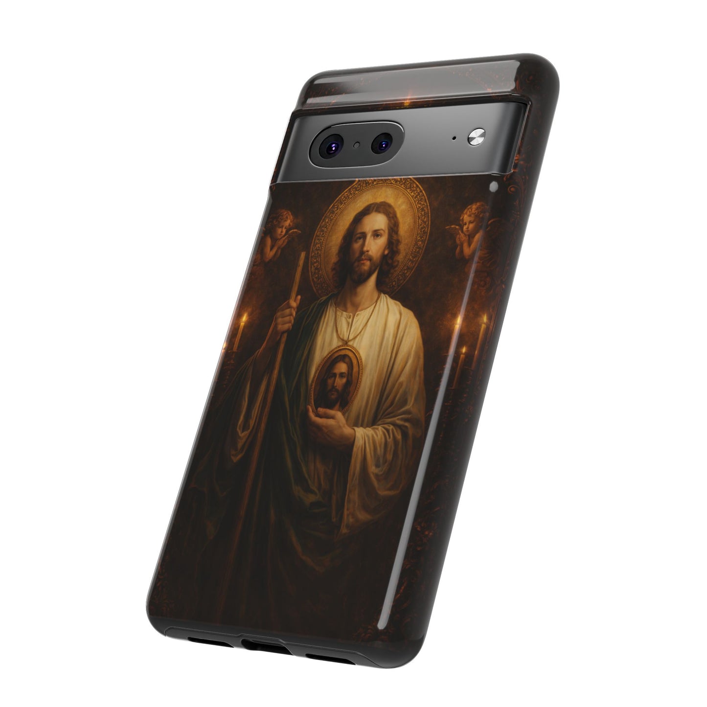 San Judas Phone Case Saint Jude Catholic Saint Religious Art Portrait Tough