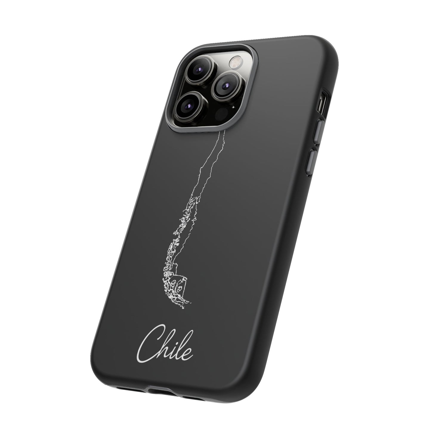 Chile Outline Phone Case – Minimal Country Map Tough Case (iPhone, Samsung, Pixel)