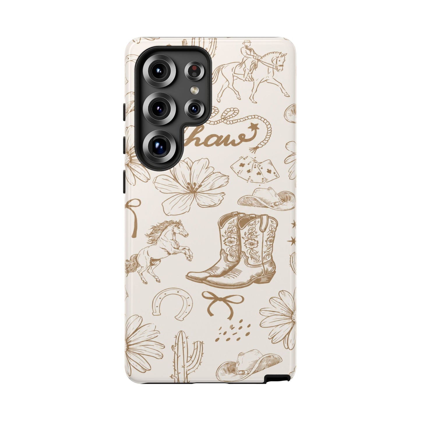 Western Cowgirl Phone Case for iPhone Samsung Galaxy Pixel Tough Case