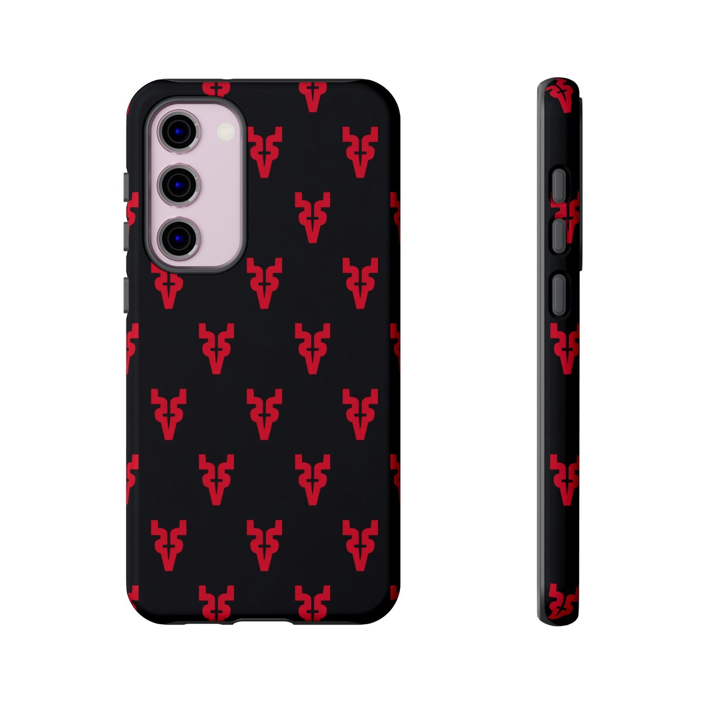 Mazatlán Bull Phone Case – Black Red Streetwear Tough Shockproof Cover