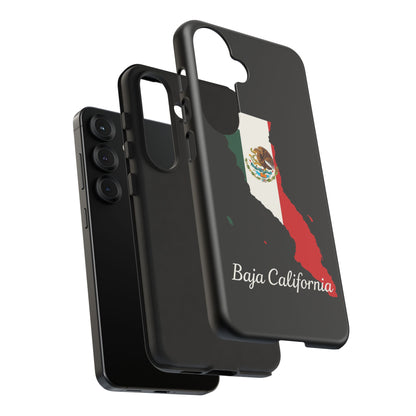 Baja California Mexico Flag Map Phone Case | Mexican American Pride Tough Case for iPhone & Samsung