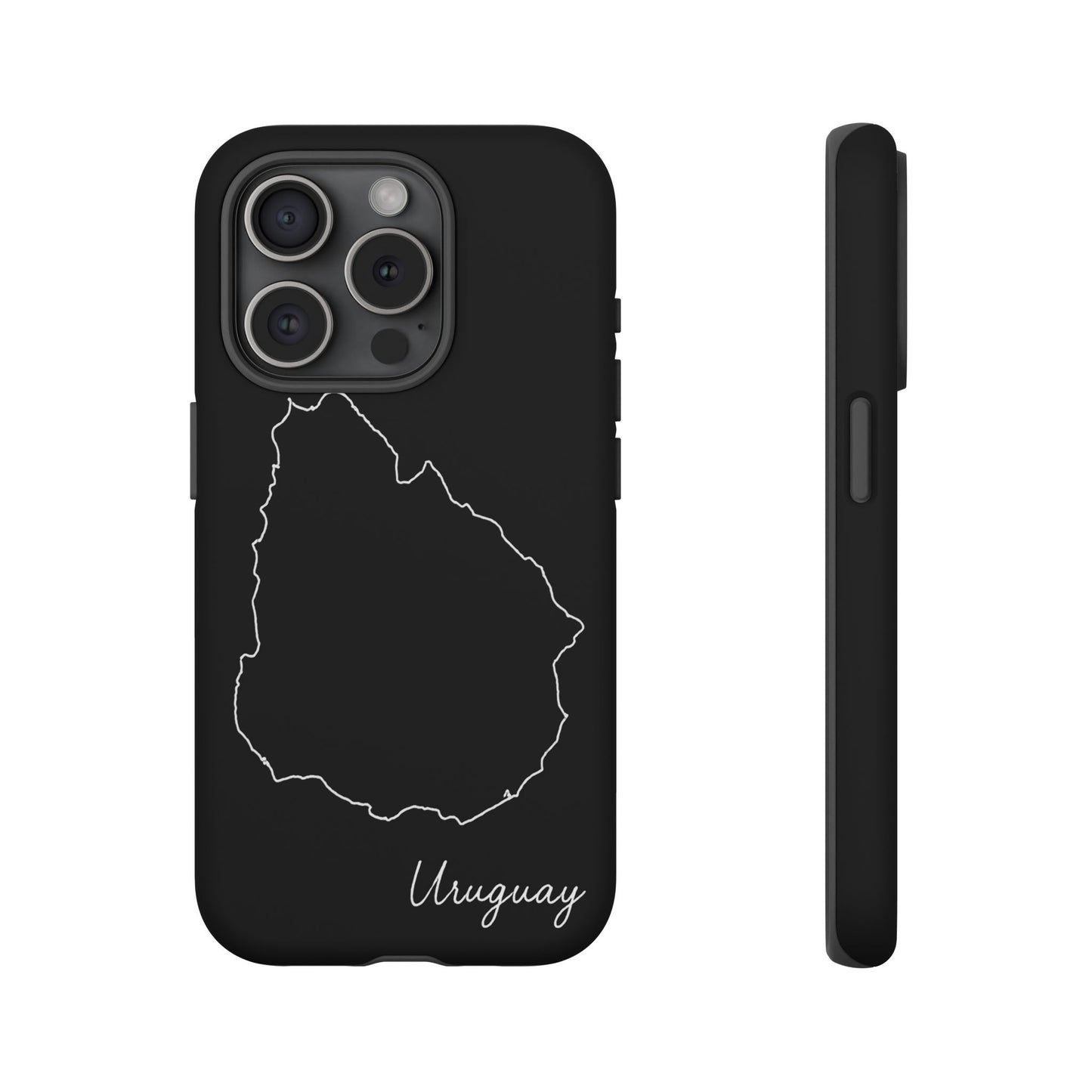 Uruguay Outline Phone Case – Minimal Country Map Tough Case (iPhone, Samsung, Pixel)