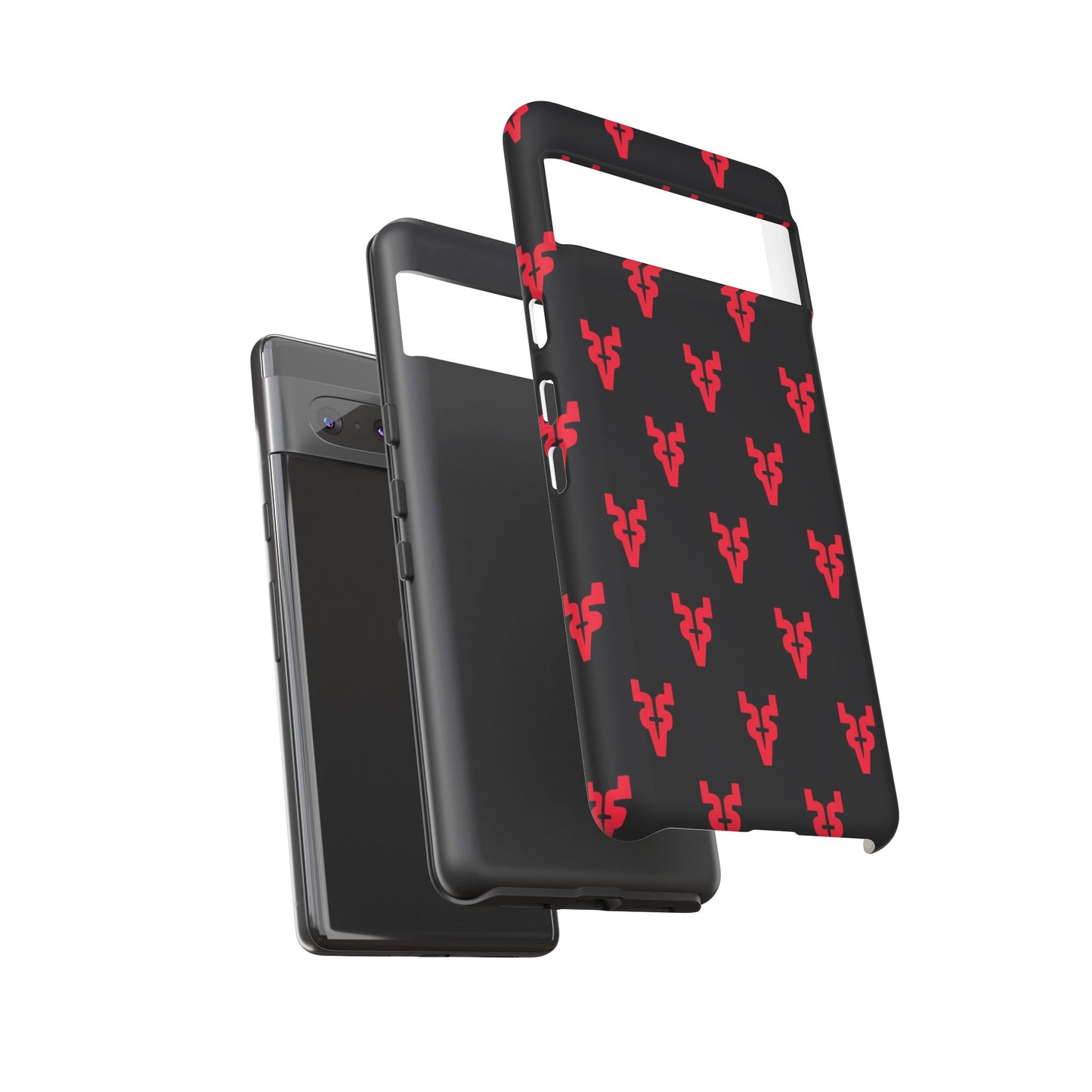 Mazatlán Bull Phone Case – Black Red Streetwear Tough Shockproof Cover