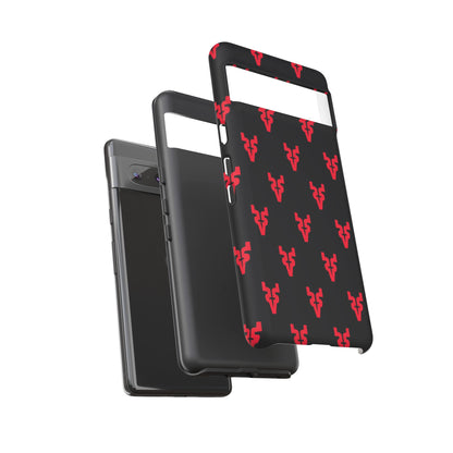 Mazatlán Bull Phone Case – Black Red Streetwear Tough Shockproof Cover