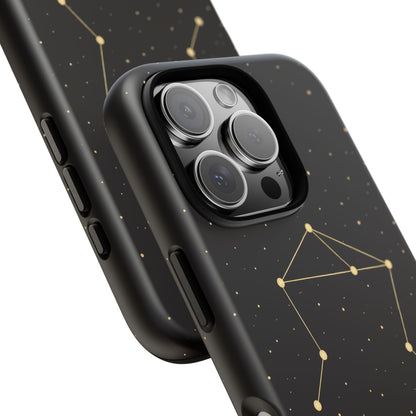 Libra Zodiac Constellation Phone Case – Luxe Gold Celestial Cover