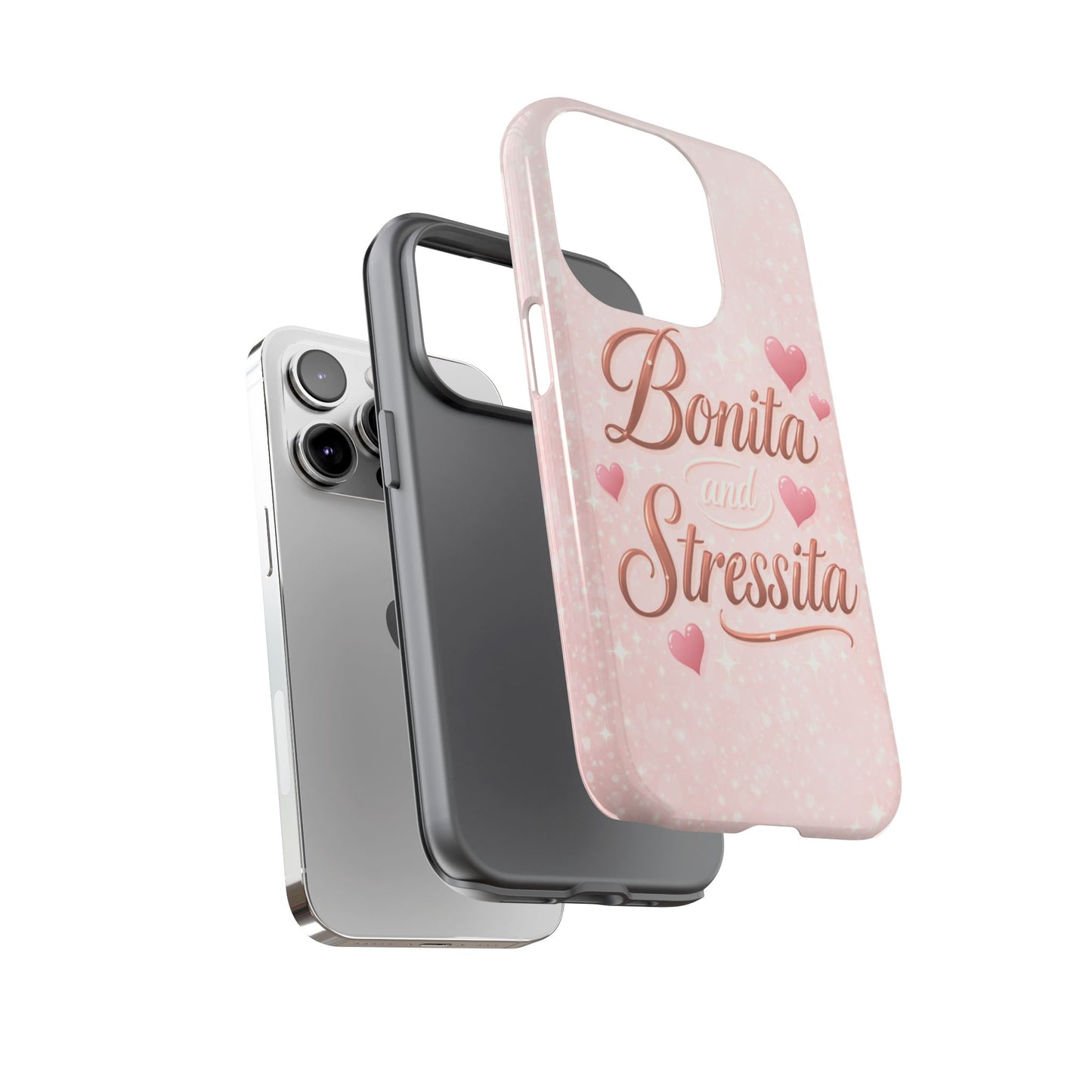 Bonita Stressita Phone Case Cute Latina Aesthetic Pink Coquette Case