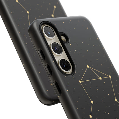 Libra Zodiac Constellation Phone Case – Luxe Gold Celestial Cover