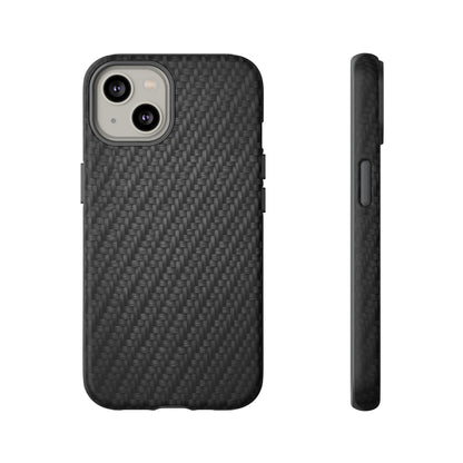 Carbon Fiber Inspired Phone Case – Rugged Slim Protective Tech Case for iPhone & Samsung