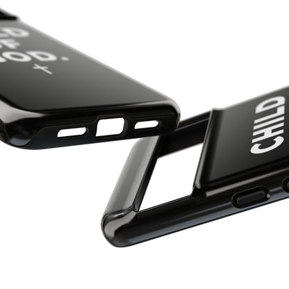 Child of God Phone Case Christian Black Aesthetic Cross Tough Cover