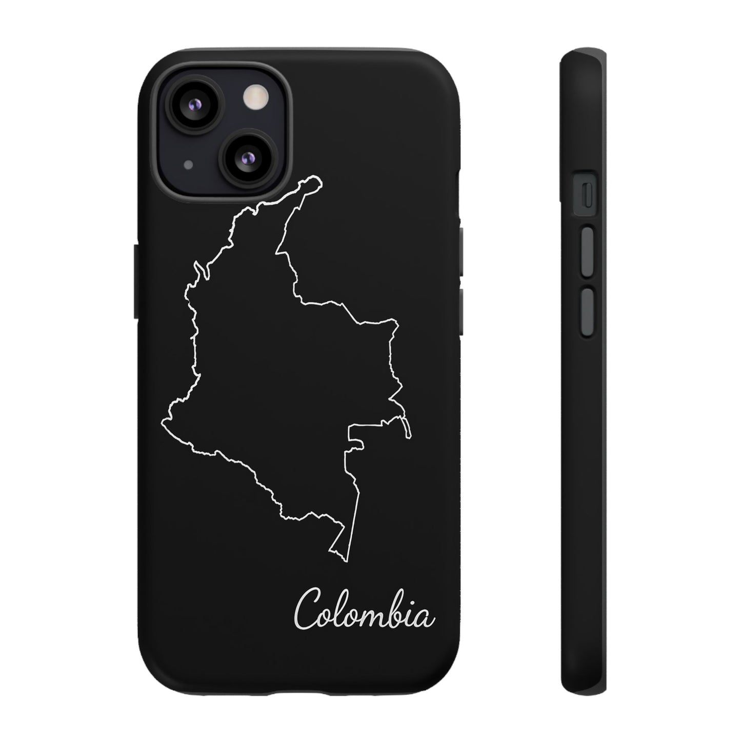 Colombia Outline Phone Case – Minimal Country Map Tough Case (iPhone, Samsung, Pixel)