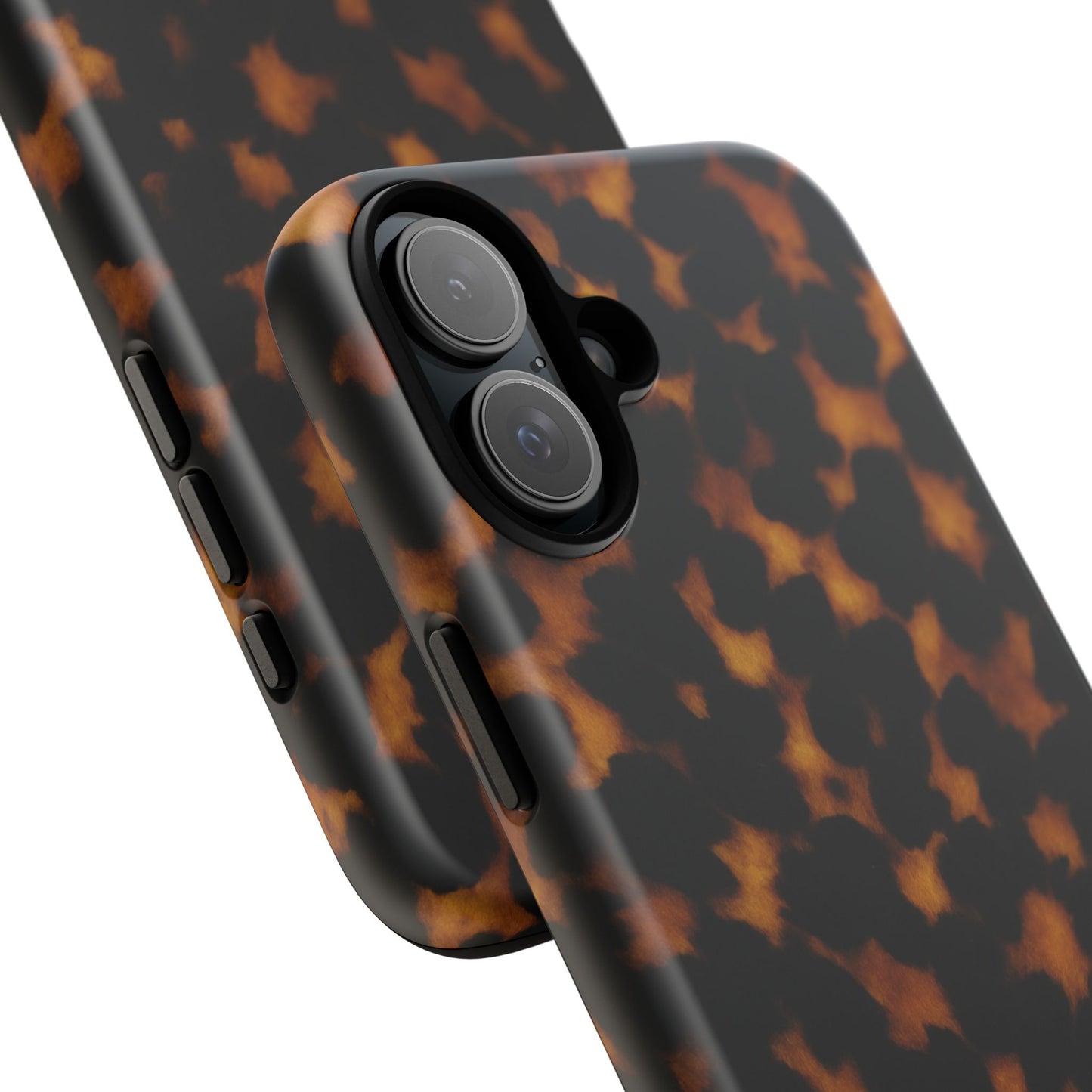 Tortoiseshell Phone Case – Brown Leopard Pattern Luxury Tough Protective Case