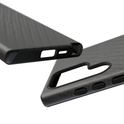 Carbon Fiber Inspired Phone Case – Rugged Slim Protective Tech Case for iPhone & Samsung