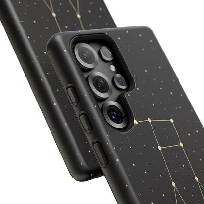 Gemini Zodiac Constellation Phone Case – Luxe Gold Celestial Cover