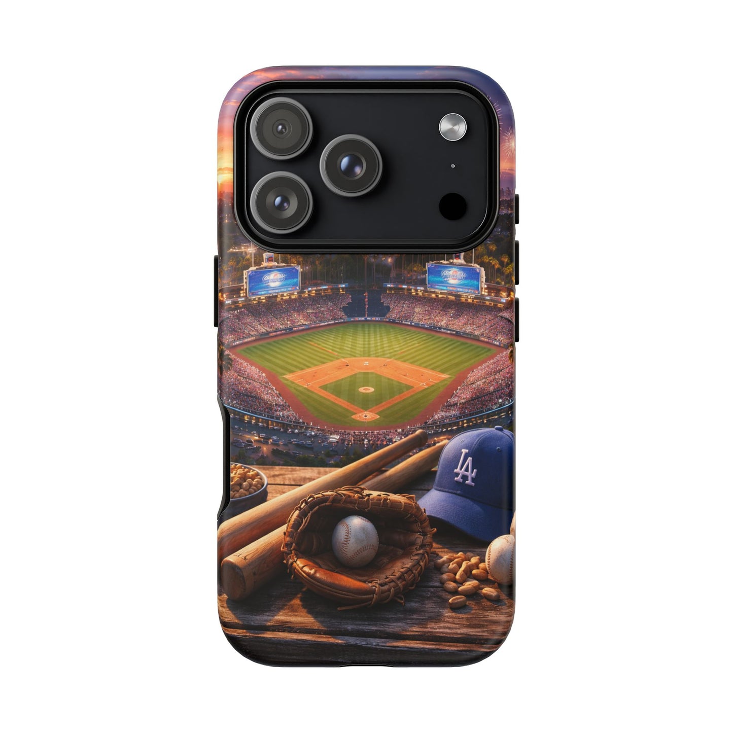 Baseball Sunset Stadium Phone Case LA Game Day Sports Aesthetic Case