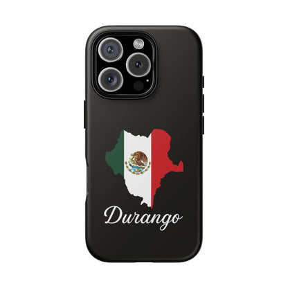 Durango Mexico Flag Map Phone Case | Mexican American Pride Tough Case for iPhone & Samsung