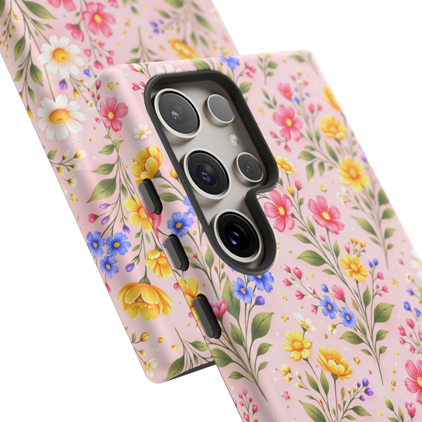 Wildflower Floral Phone Case Vintage Spring Meadow Tough Cover