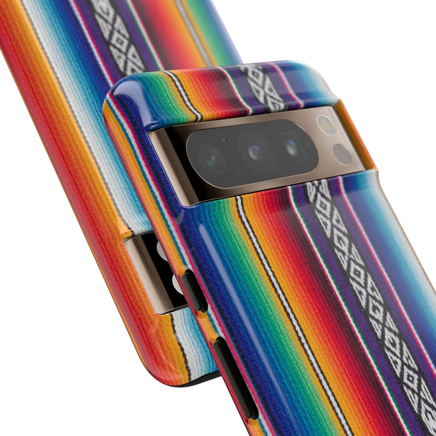 Serape Stripe Phone Case – Colorful Mexican Blanket Pattern Tough Case