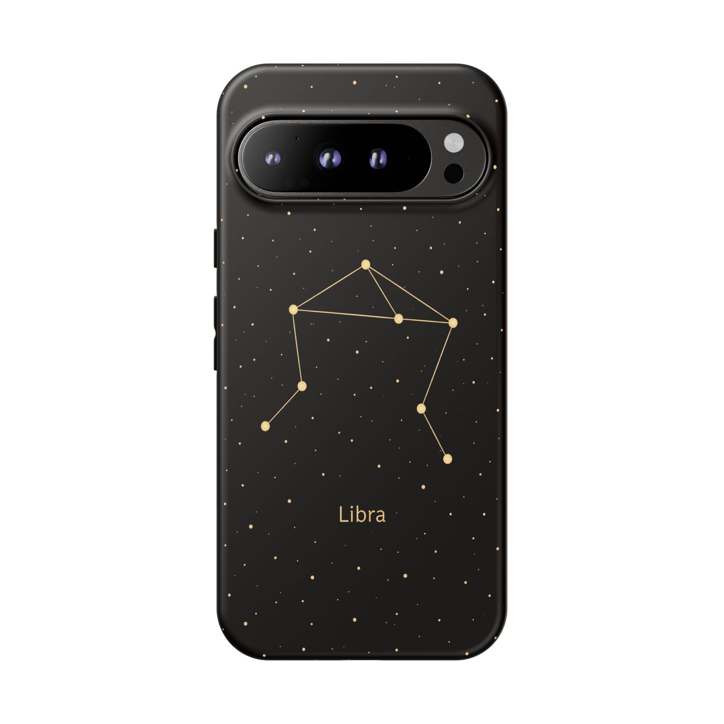 Libra Zodiac Constellation Phone Case – Luxe Gold Celestial Cover