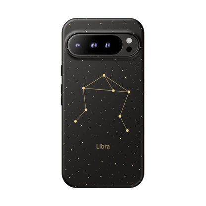 Libra Zodiac Constellation Phone Case – Luxe Gold Celestial Cover