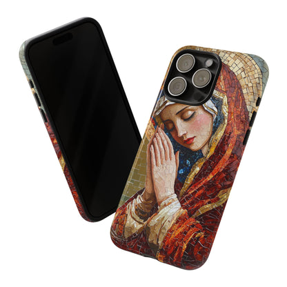 Virgin Mary Phone Case, Catholic Phone Case, Christian Aesthetic Case, Religious iPhone Case, Saint Art Case, Faith Gift