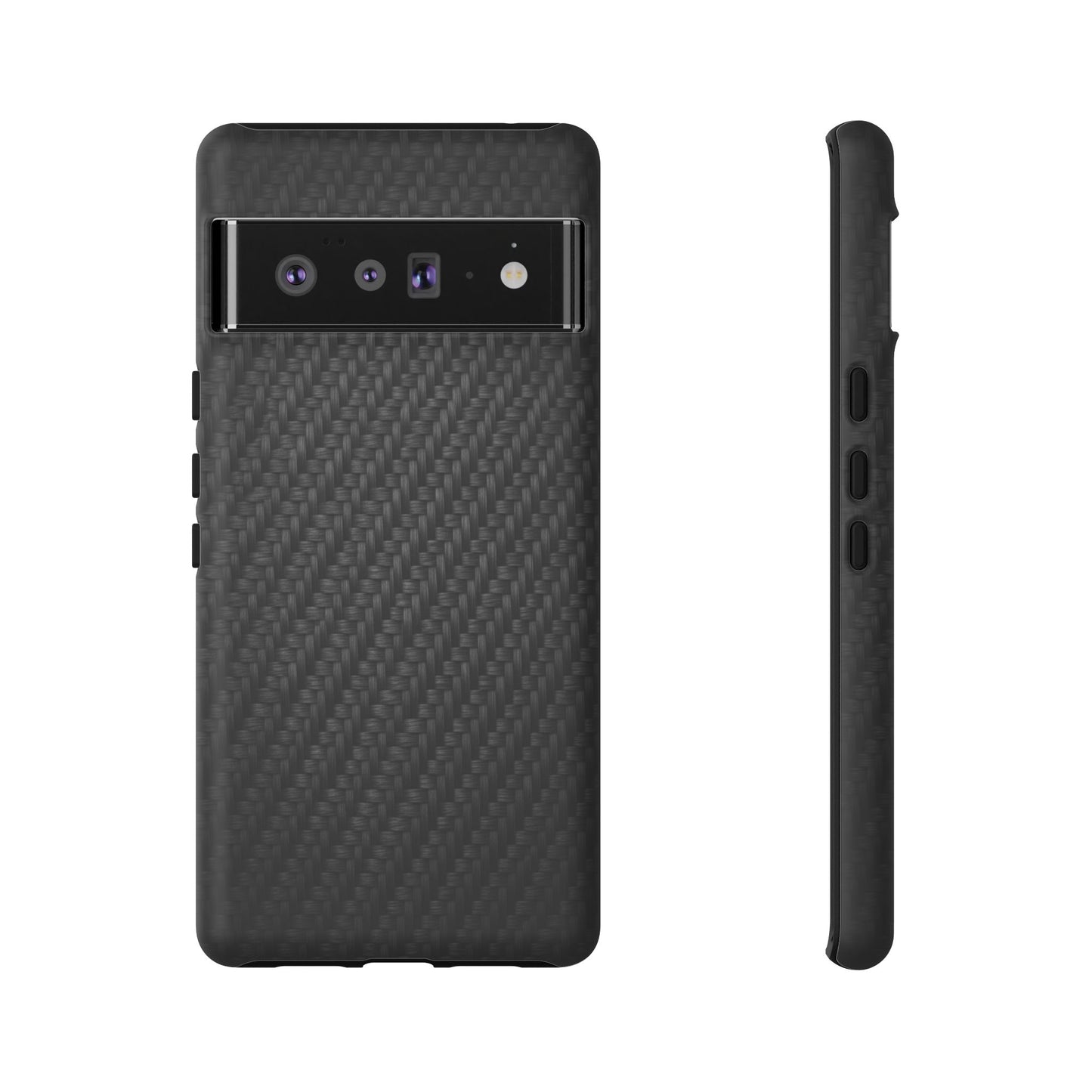 Carbon Fiber Inspired Phone Case – Rugged Slim Protective Tech Case for iPhone & Samsung