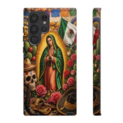 Virgen de Guadalupe Phone Case Mexican Floral iPhone Samsung Pixel Case