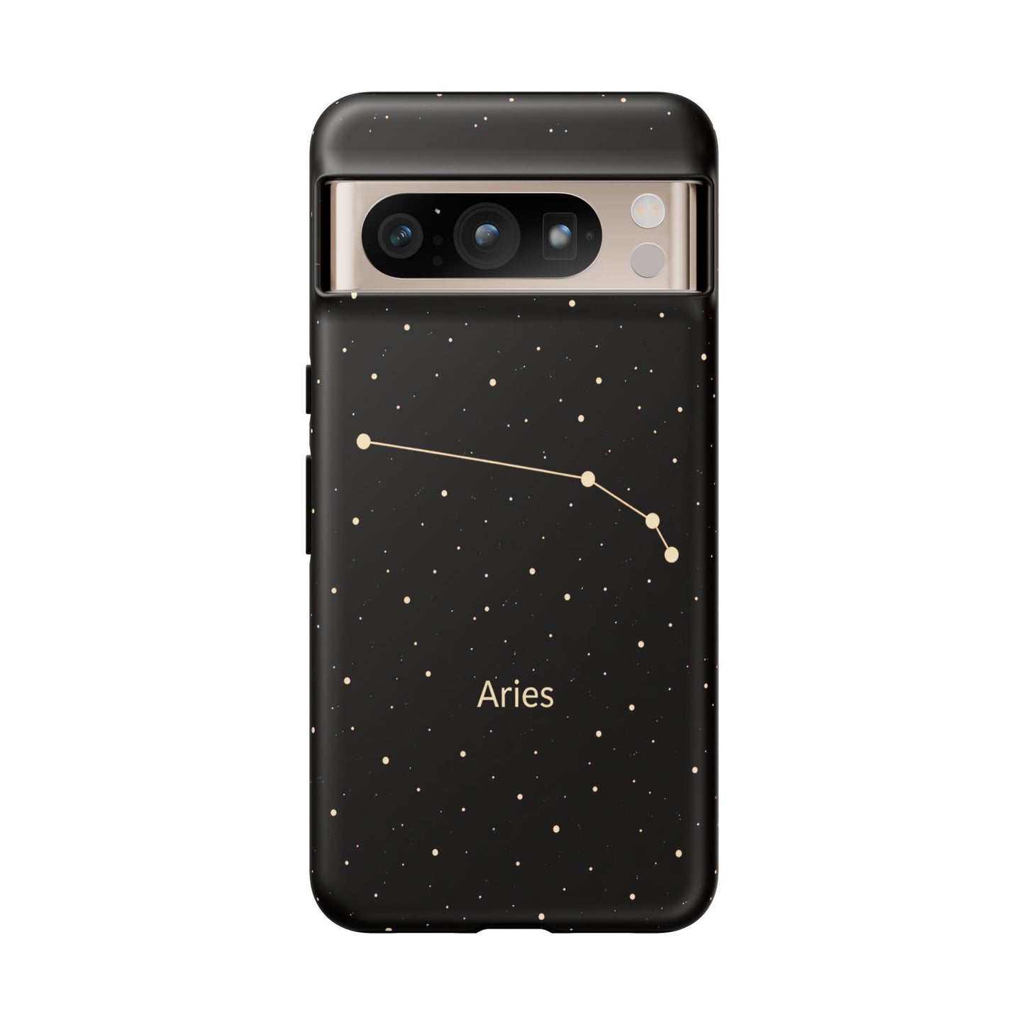 Aries Zodiac Constellation Phone Case – Luxe Gold Celestial Cover