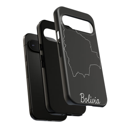 Bolivia Outline Phone Case – Minimal Country Map Tough Cover