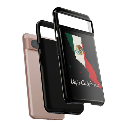 Baja California Mexico Flag Map Phone Case | Mexican American Pride Tough Case for iPhone & Samsung