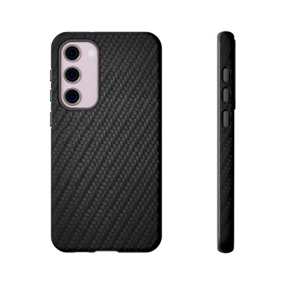 Carbon Fiber Inspired Phone Case – Rugged Slim Protective Tech Case for iPhone & Samsung