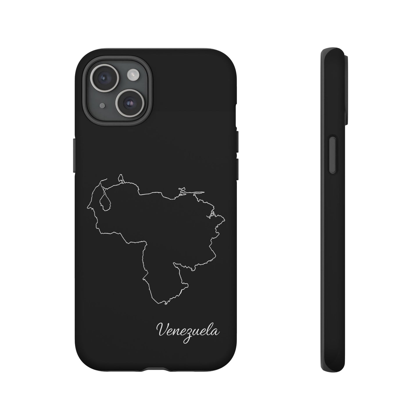 Venezuela Outline Phone Case – Minimal Country Map Tough Case (iPhone, Samsung, Pixel)