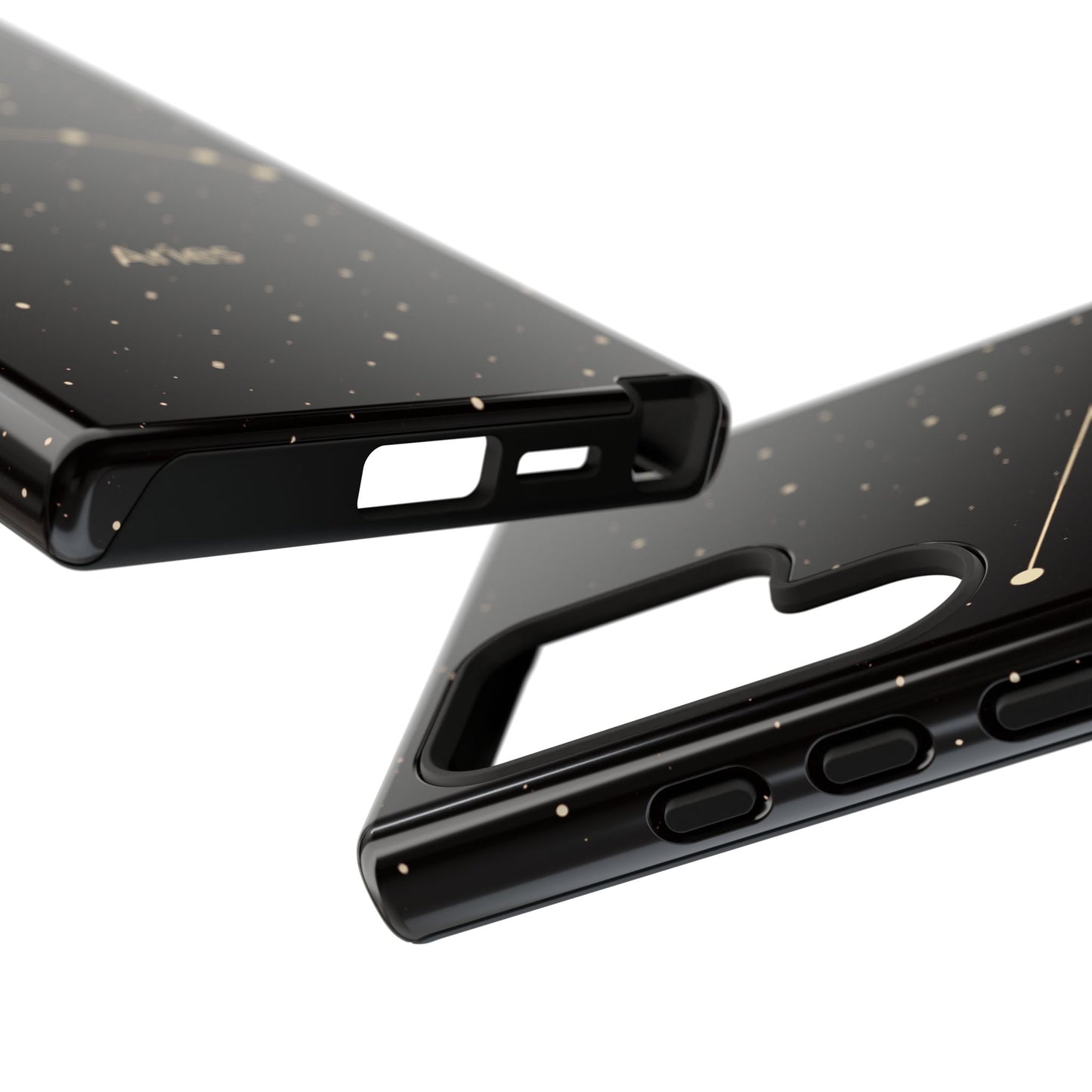 Aries Zodiac Constellation Phone Case – Luxe Gold Celestial Cover
