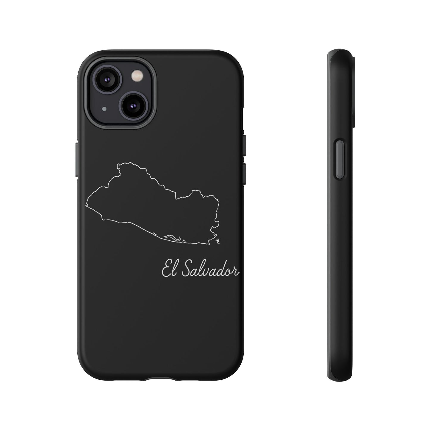 El Salvador Outline Phone Case – Minimal Country Map Tough Case (iPhone, Samsung, Pixel)