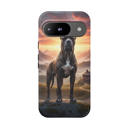Cane Corso Phone Case – Guard Dog Sunset Tough Case (iPhone, Samsung, Pixel) | Dog Lover Gift