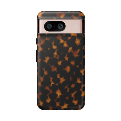 Tortoiseshell Phone Case – Brown Leopard Pattern Luxury Tough Protective Case
