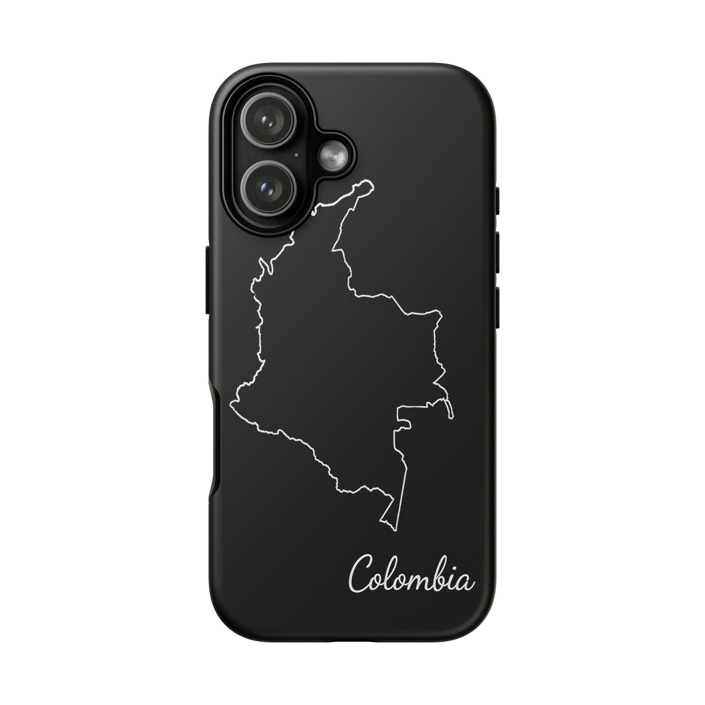 Colombia Outline Phone Case – Minimal Country Map Tough Case (iPhone, Samsung, Pixel)