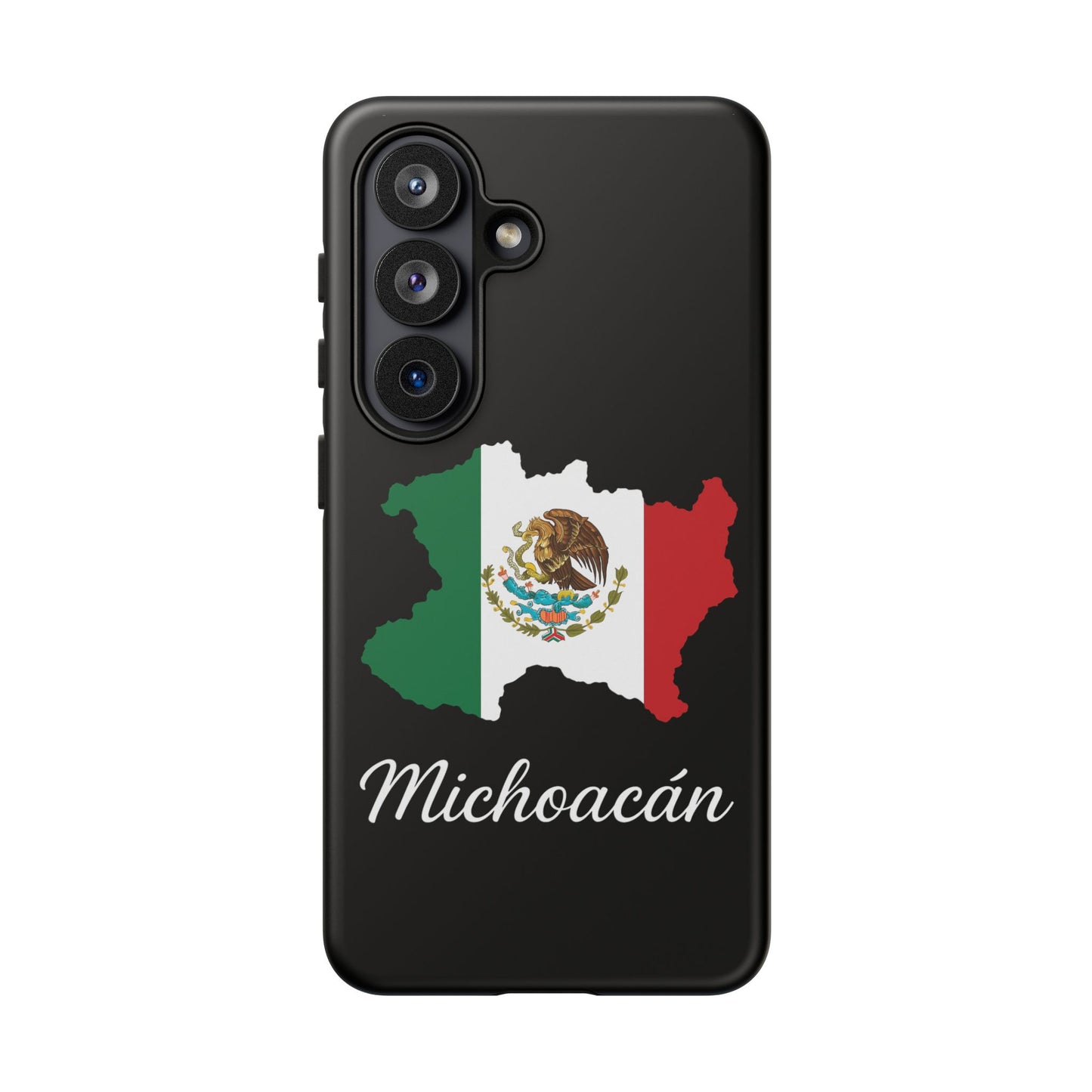 Michoacán Mexico Flag Map Phone Case | Mexican American Pride Tough Case for iPhone & Samsung