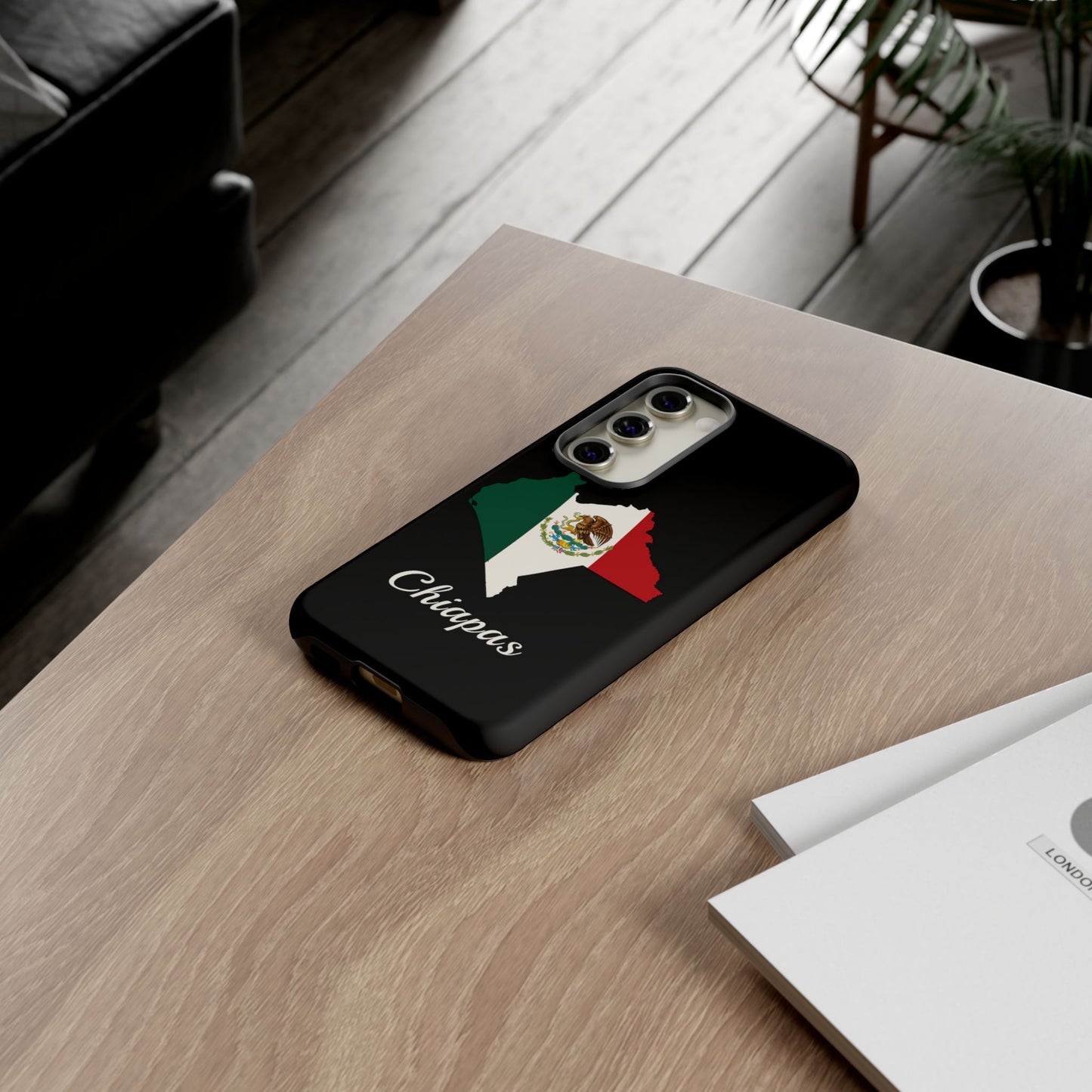 Chiapas Mexico Flag Map Phone Case | Mexican American Pride Tough Case for iPhone & Samsung