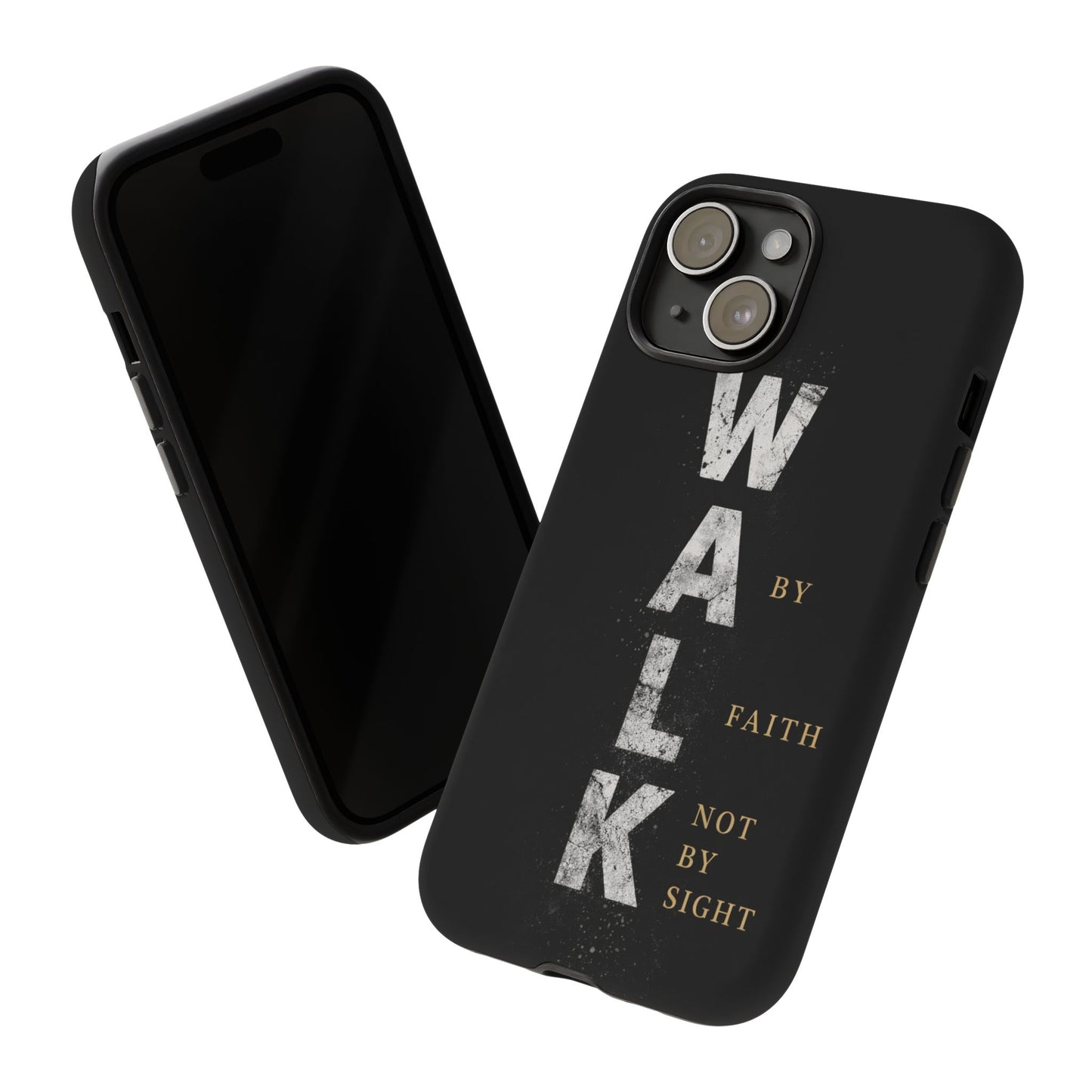 Walk by Faith Not by Sight Christian Phone Case Bible Verse Faith Cover