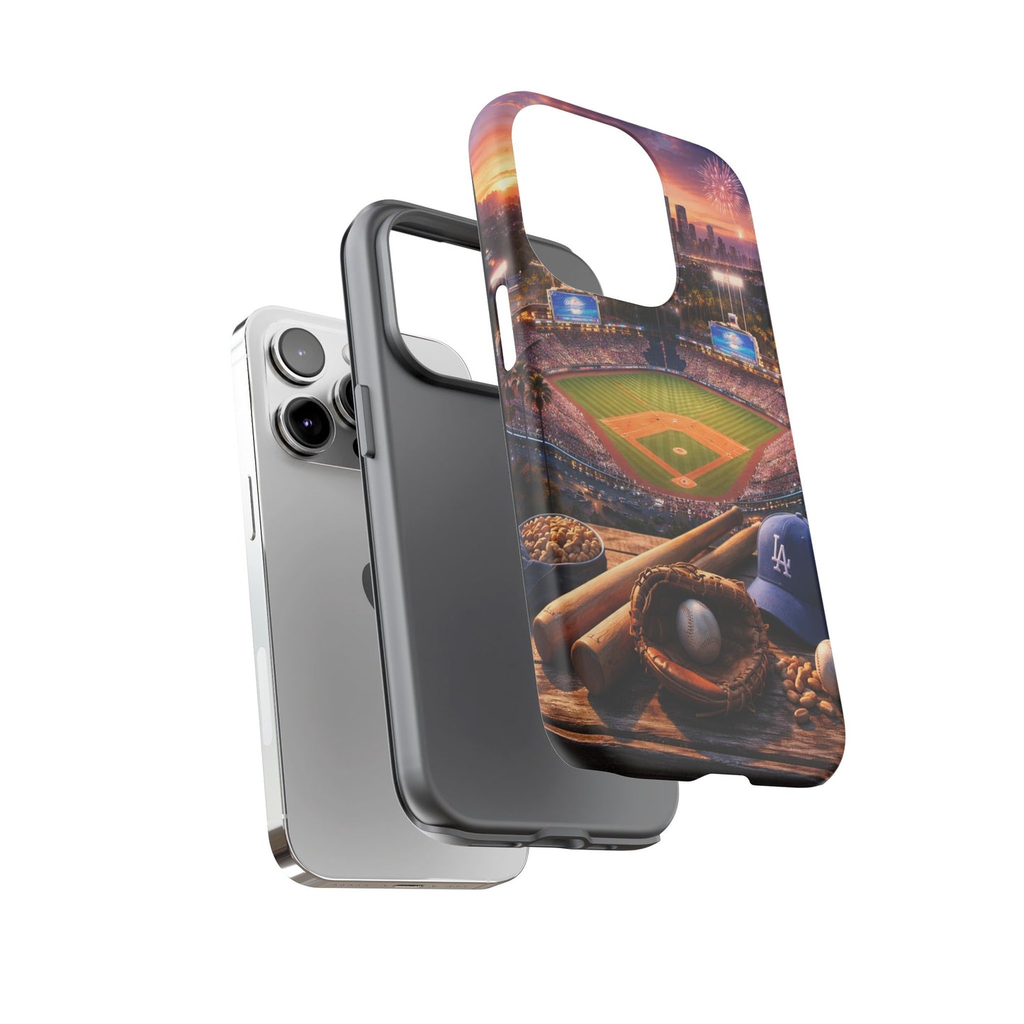 Baseball Sunset Stadium Phone Case LA Game Day Sports Aesthetic Case