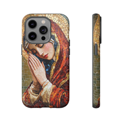 Virgin Mary Phone Case, Catholic Phone Case, Christian Aesthetic Case, Religious iPhone Case, Saint Art Case, Faith Gift