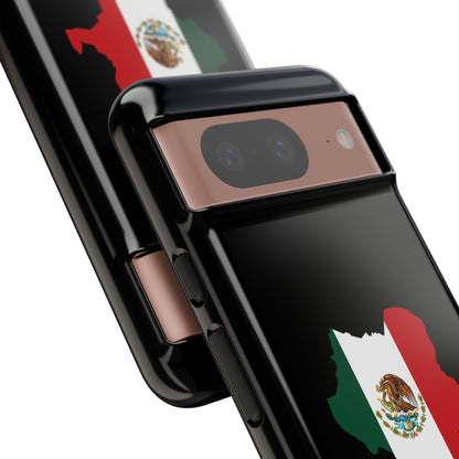 Durango Mexico Flag Map Phone Case | Mexican American Pride Tough Case for iPhone & Samsung