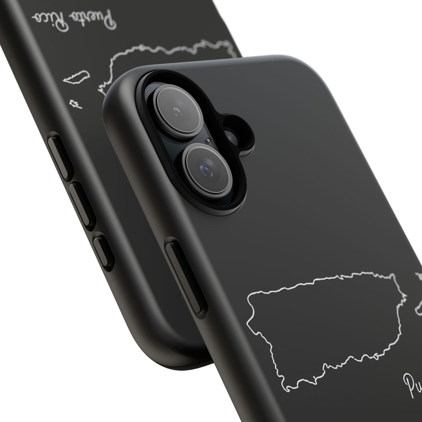 Puerto Rico Outline Phone Case – Minimal Country Map Tough Case (iPhone, Samsung, Pixel)