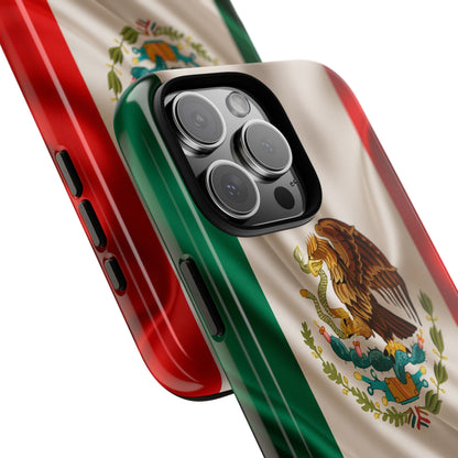 Mexico Flag Phone Case | Mexican Pride iPhone & Samsung Case | Tricolor Aesthetic Tough Protective Cover
