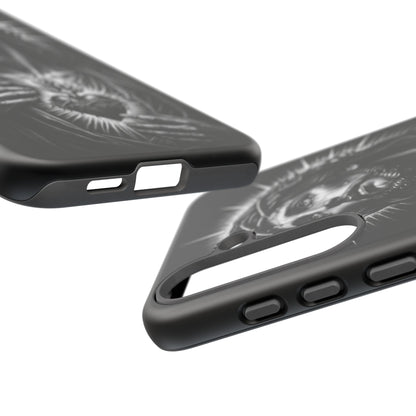 Jesus Sacred Heart Phone Case Black White Christian Faith Aesthetic